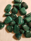 Malachite Stone - Tumbled, Natural Stone - Phiyani Rue