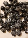 Snowflake Obsidian Stones Polished (1pc) Tumbled Stones, Natural Stone - Phiyani Rue