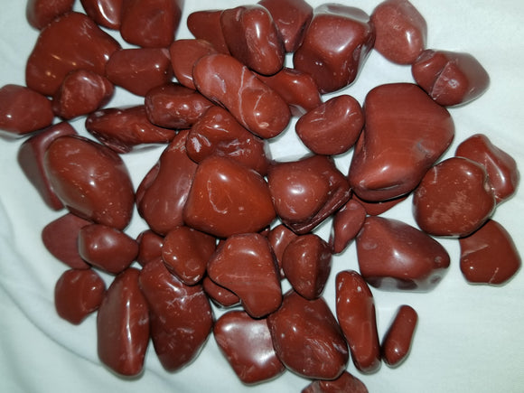 Red Jasper Tumbled Stone, Natural Stone - Phiyani Rue
