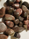 Rhodonite Tumbled Stone, Natural Stone - Phiyani Rue