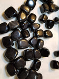 Black Obsidian Tumbled Stone, Natural Stone - Phiyani Rue