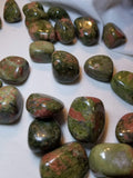 Unakite Tumbled Stone, Natural Stone - Phiyani Rue