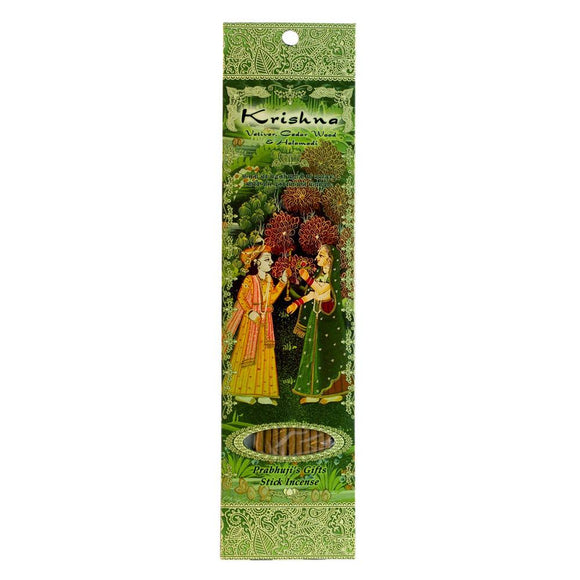 Krishna Incense Sticks - Vetiver, Cedarwood, and Halamadi, Incense - Phiyani Rue