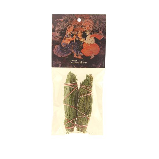 Smudging Herbs - Cedar Smudge Stick - 2 Mini Bundles, Smudge Stick - Phiyani Rue