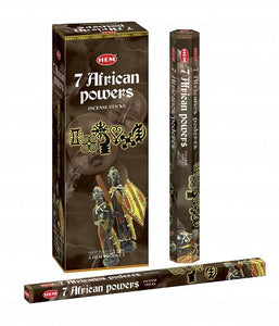 7 African Powers Incense (HEM) 1 Pack, Incense - Phiyani Rue