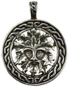 Celtic Greenman Amulet, Amulet Pendant - Phiyani Rue
