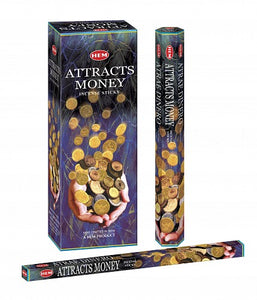 Attracts Money Incense (HEM) 1 Pack, Incense - Phiyani Rue