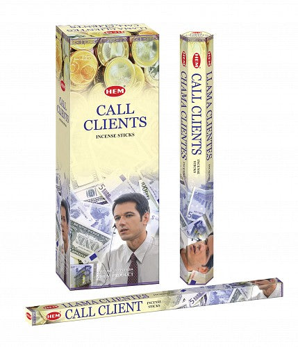 Call Clients Incense (HEM) 1 Pack, Incense - Phiyani Rue