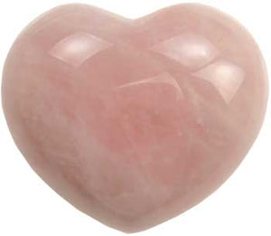 Rose Quartz Heart Stone, Natural Stone - Phiyani Rue