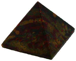 Blood Stone Pyramid, Natural Stone - Phiyani Rue