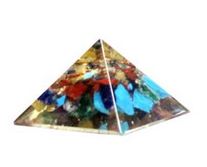 Orgone Mixed Pyramid, Natural Stone - Phiyani Rue