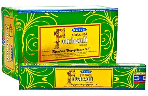 Patchouli Incense (SATYA) 1 Pack, Incense - Phiyani Rue