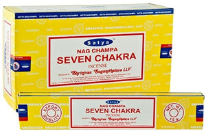 Seven Chakra Incense (SATYA) 1 Pack, Incense - Phiyani Rue