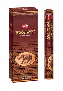Sandalwood Incense (HEM) 1 Pack, Incense - Phiyani Rue