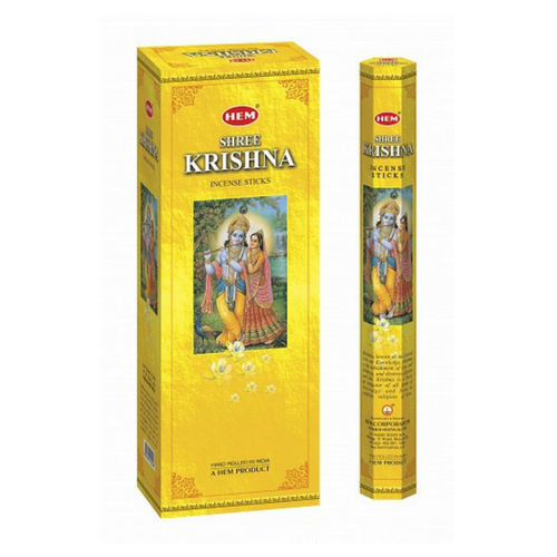 Sree Krishna Incense (HEM) 1 Pack, Incense - Phiyani Rue