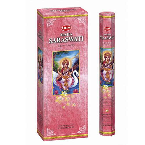 Maa Saraswati Incense (HEM) 1 Pack, Incense - Phiyani Rue