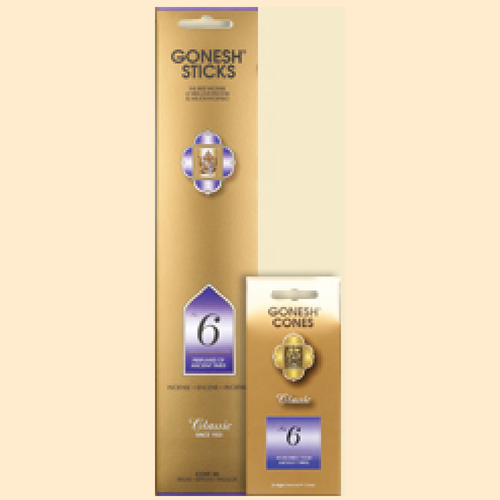 Gonesh 6 Incense (Classic Collection), Incense - Phiyani Rue