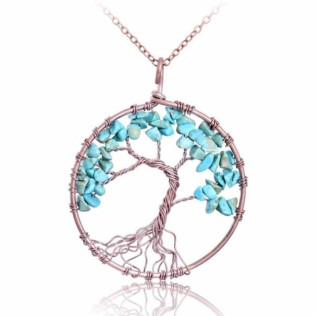 Copper Chakra Tree of Life Necklace – karmanepalcrafts