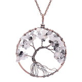 Tree Of Life Copper Pendant Necklace (Natural Stone), Natural Necklace - Phiyani Rue