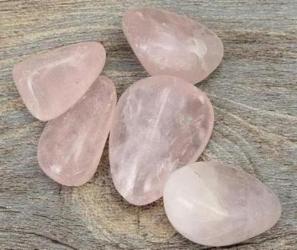 Pink Rose Quartz Tumbled Stone, Natural Stone - Phiyani Rue