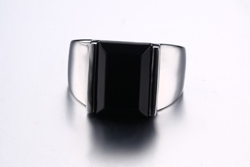 Phiyani Rue - Black Obsidian Sterling Silver For Men (Sizes 7-12)