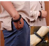 Om Mani Padme Hum Prayer Bracelet (Unisex), Symbolic Bracelet - Phiyani Rue