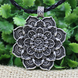 Tibetan Mandala Necklace, Symbolic Necklace - Phiyani Rue