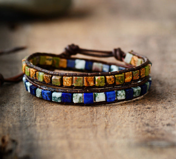 Lapkun Larian Wrap Bracelet, Natural Bracelet - Phiyani Rue