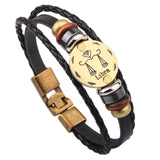 Zodiac Hematite Bracelet for Men, Men's Bracelet - Phiyani Rue