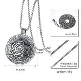 Hexagram Solomon Amulet/Talisman Pendant Necklace (Unisex), Necklace - Phiyani Rue