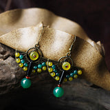 Golden Wings Drop Earrings, Natural Earrings - Phiyani Rue