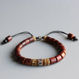 Buddhist Amulet Bracelet Handmade (Unisex), Symbolic Bracelet - Phiyani Rue