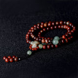 Bria Jasper Wrap Mala necklace/bracelet, Natural Necklace Mala - Phiyani Rue