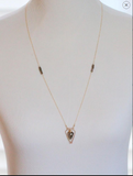 Spearhead Smoky Quartz Necklace, Natural Necklace - Phiyani Rue