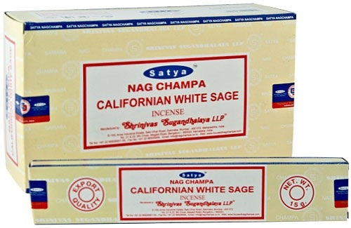 California White Sage Incense (SATYA) 1 Pack, Incense - Phiyani Rue